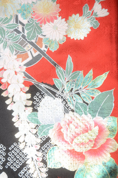 Long-sleeved kimono 6 items set / Furisode / FK#1-432