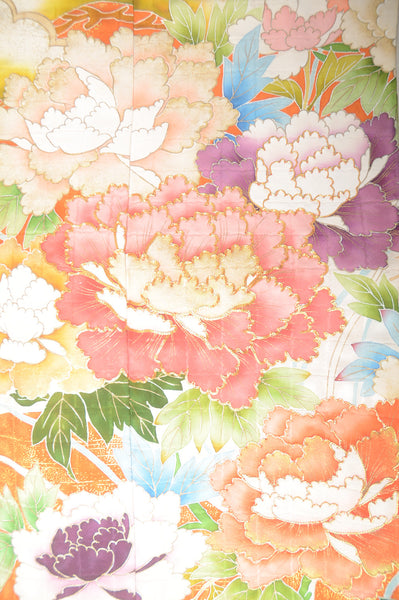 Long-sleeved kimono 6 items set / Furisode / FK#1-433