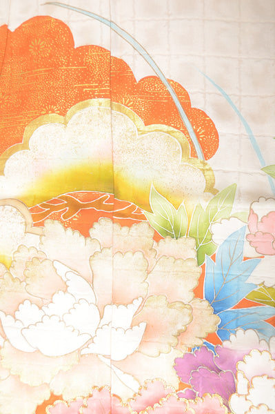 Long-sleeved kimono 6 items set / Furisode / FK#1-433