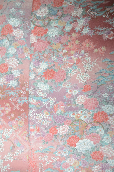 Japanese kimono 4 items set / SK #1-623