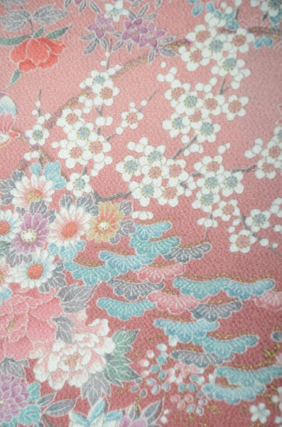 Japanese kimono 4 items set / SK #1-623