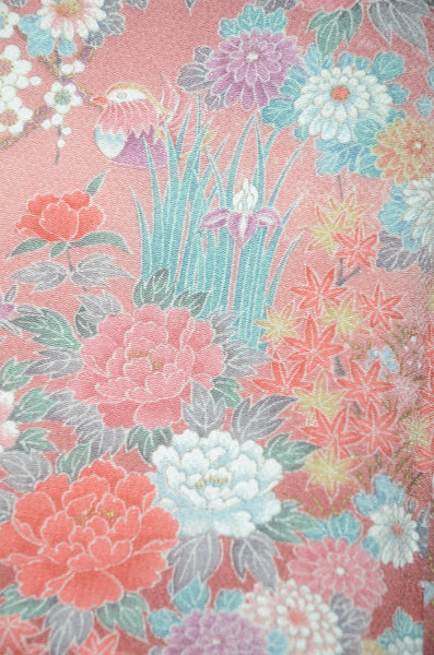 Japanese kimono 4 items set / SK #1-623