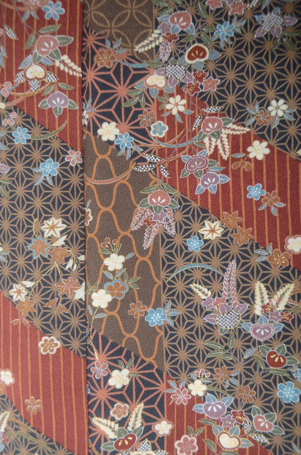 Japanese kimono 4 items set / SK #1-626