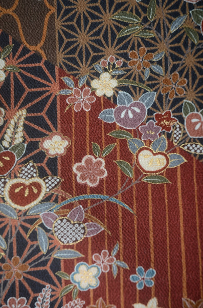 Japanese kimono 4 items set / SK #1-626