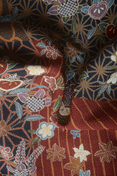 Japanese kimono 4 items set / SK #1-626