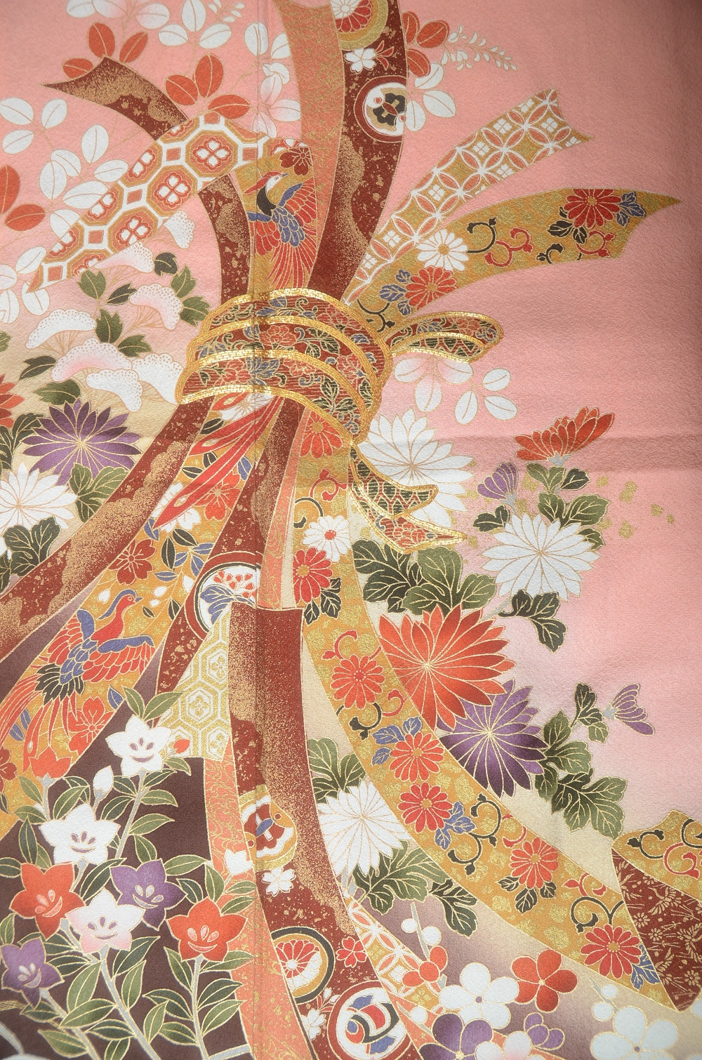 Long-sleeved kimono 6 items set / Furisode / FK#1-845