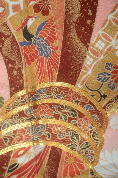Long-sleeved kimono 6 items set / Furisode / FK#1-845