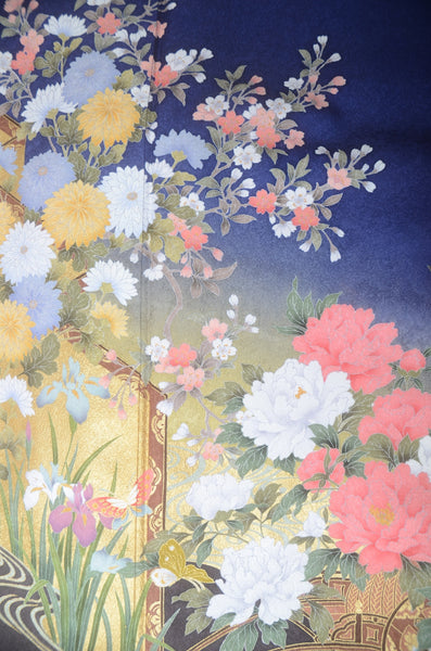 Long-sleeved kimono 6 items set / Furisode / FK#1-852