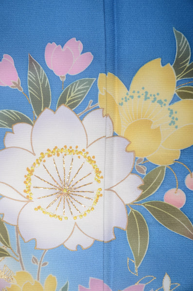 Long-sleeved kimono 6 items set / Furisode / FK#1-857