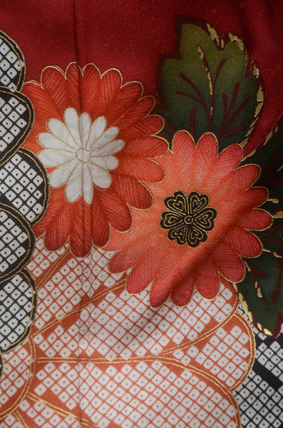 Long-sleeved kimono 6 items set / Furisode / FK#1-860