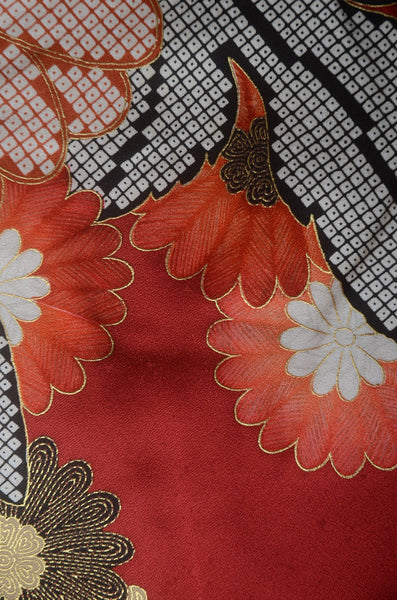 Long-sleeved kimono 6 items set / Furisode / FK#1-860