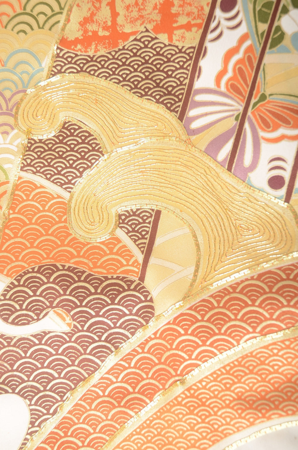 Long-sleeved kimono 6 items set / Furisode / FK#1-741