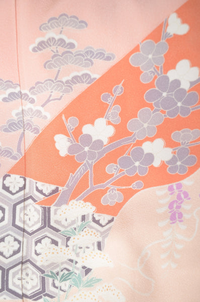 Long-sleeved kimono 6 items set / Furisode / FK#1-742