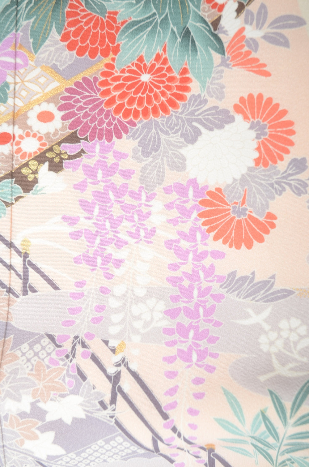 Long-sleeved kimono 6 items set / Furisode / FK#1-742