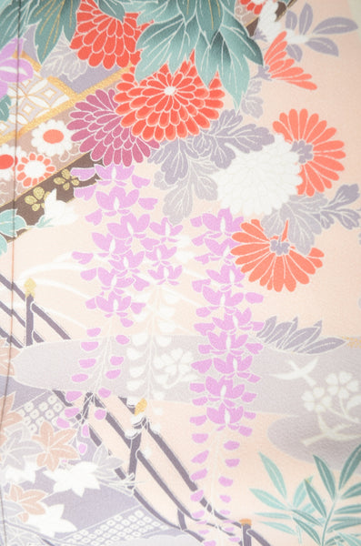 Long-sleeved kimono 6 items set / Furisode / FK#1-742