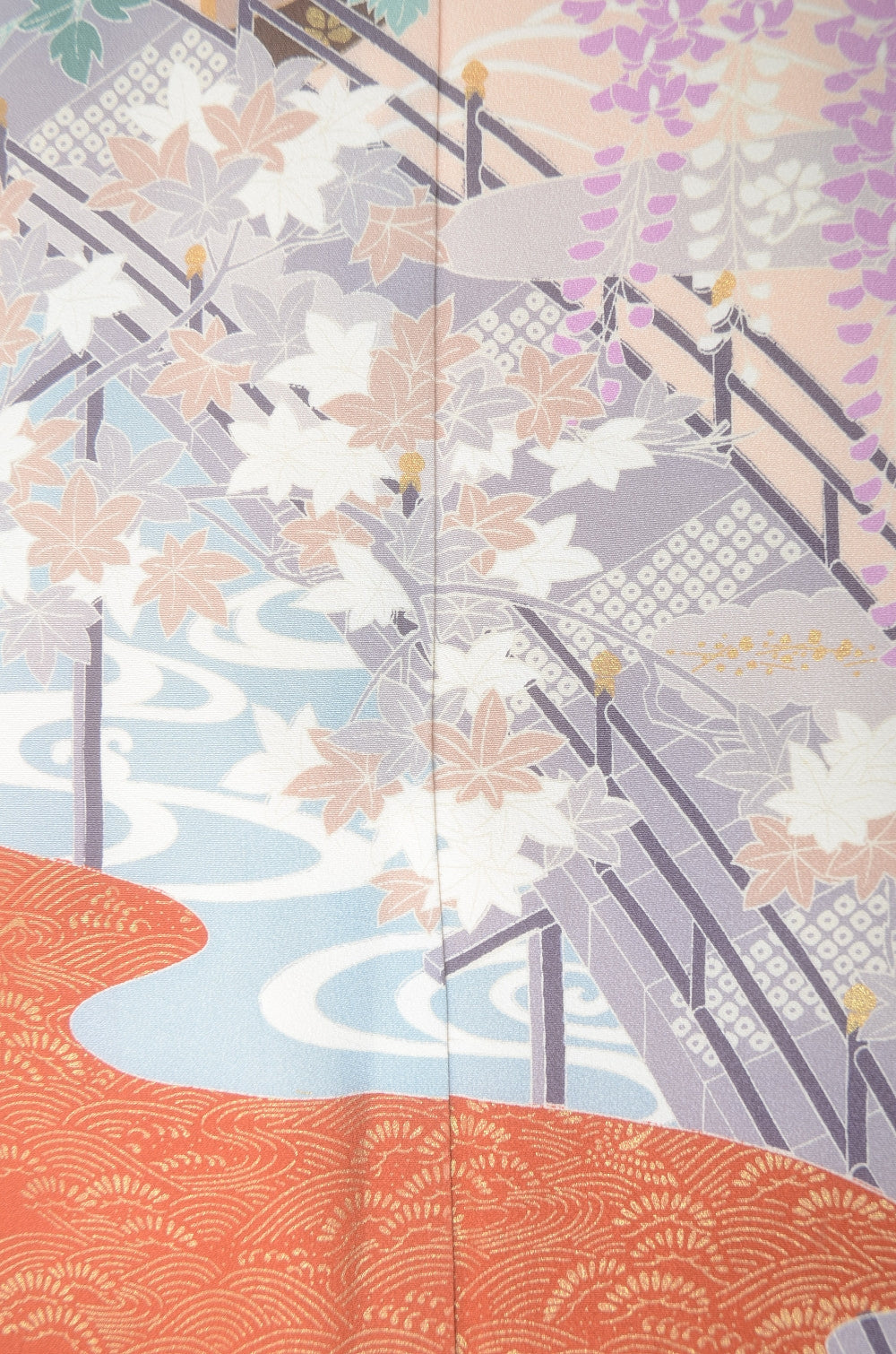 Long-sleeved kimono 6 items set / Furisode / FK#1-742