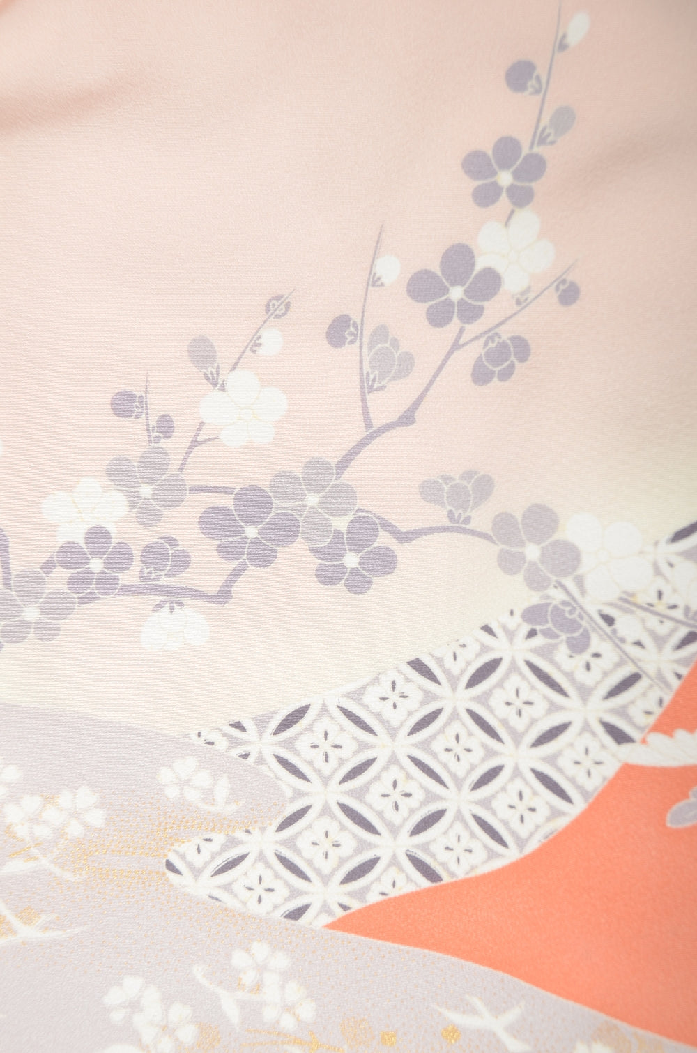 Long-sleeved kimono 6 items set / Furisode / FK#1-742