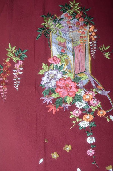 Long-sleeved kimono 6 items set / Furisode / FK#1-743