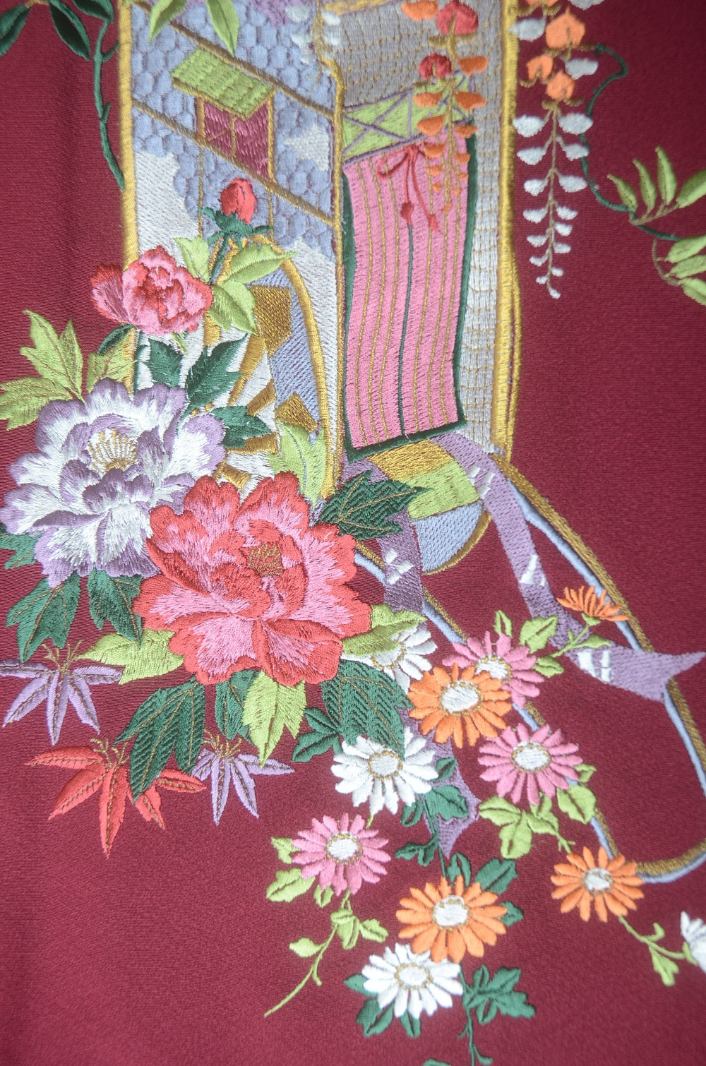 Long-sleeved kimono 6 items set / Furisode / FK#1-743