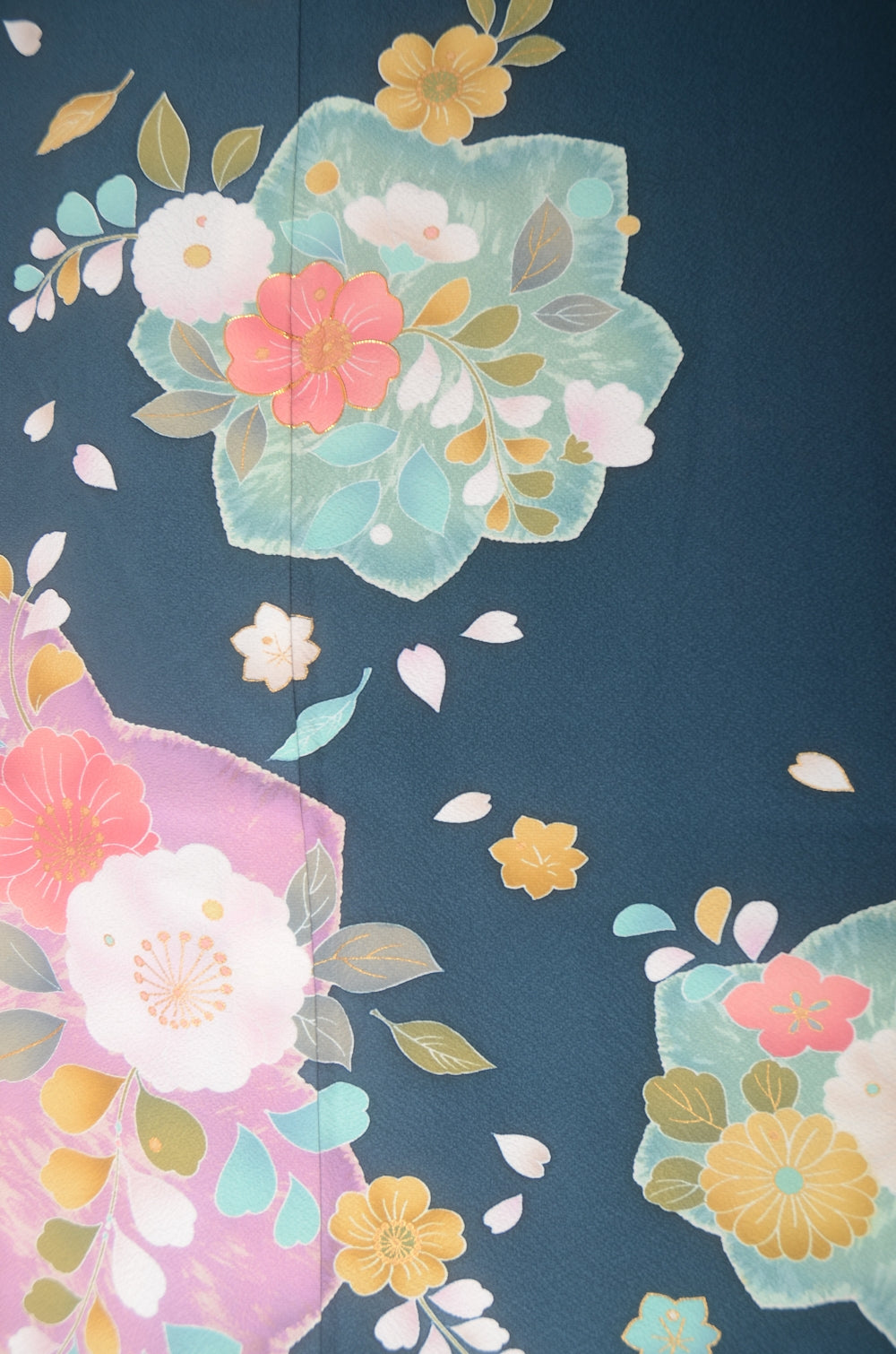 Long-sleeved kimono 6 items set / Furisode / FK#1-745