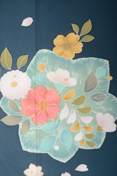 Long-sleeved kimono 6 items set / Furisode / FK#1-745
