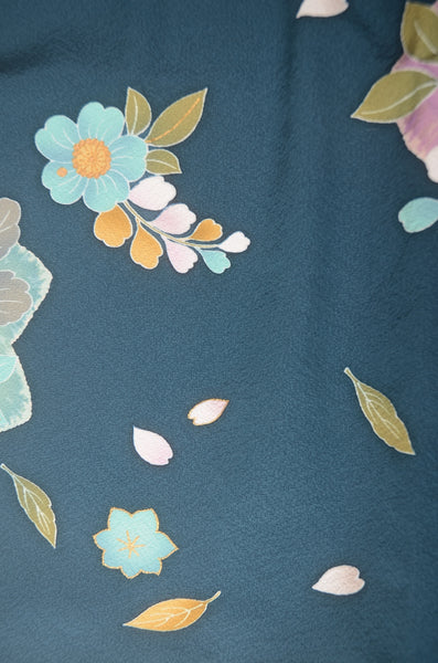 Long-sleeved kimono 6 items set / Furisode / FK#1-745