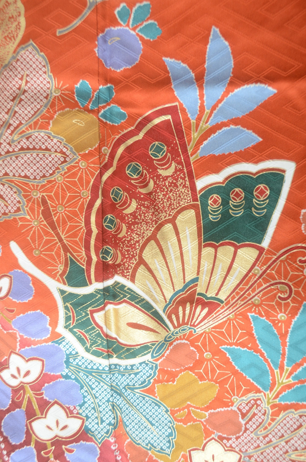Long-sleeved kimono 6 items set / Furisode / FK#1-746