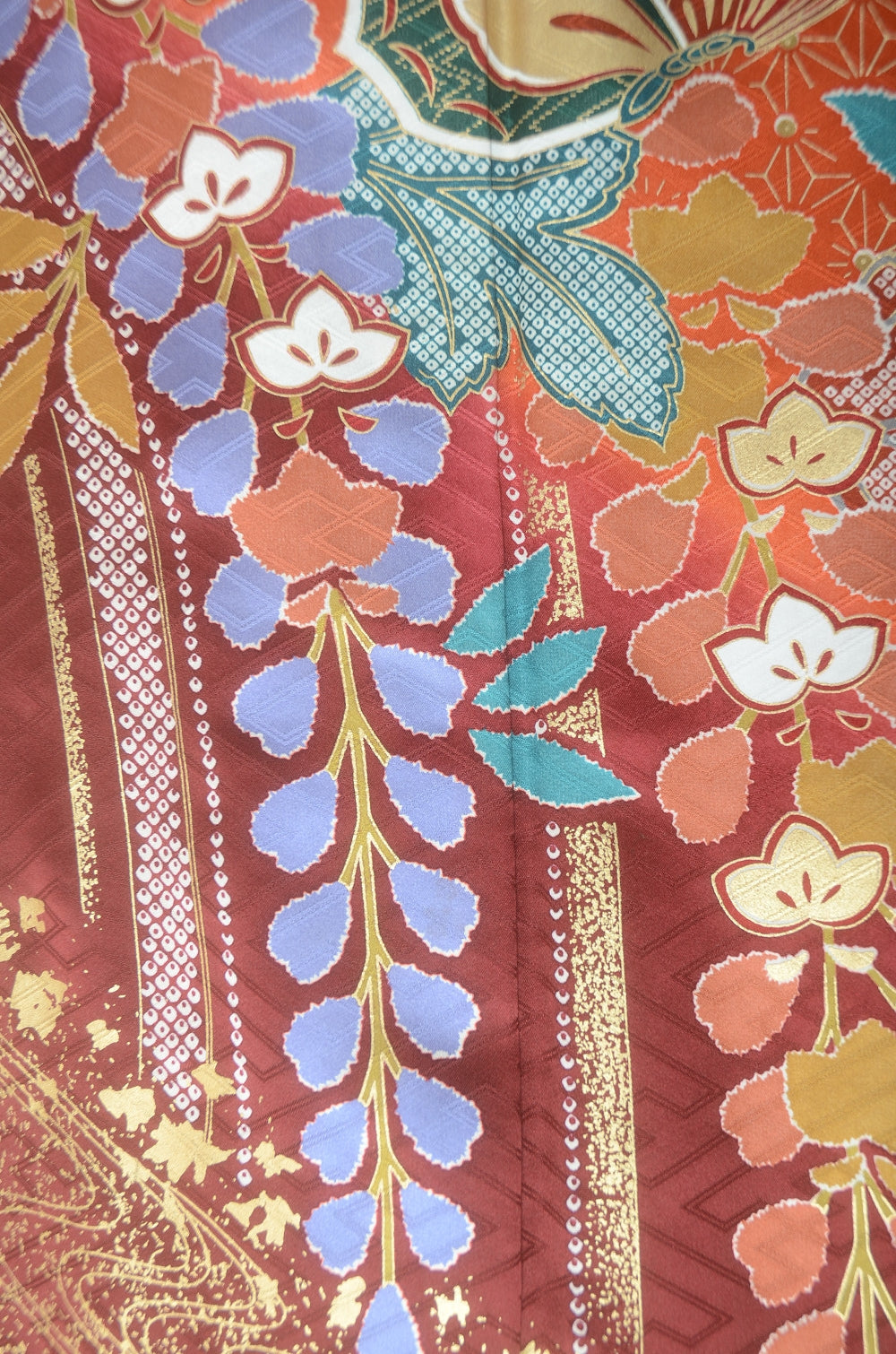 Long-sleeved kimono 6 items set / Furisode / FK#1-746