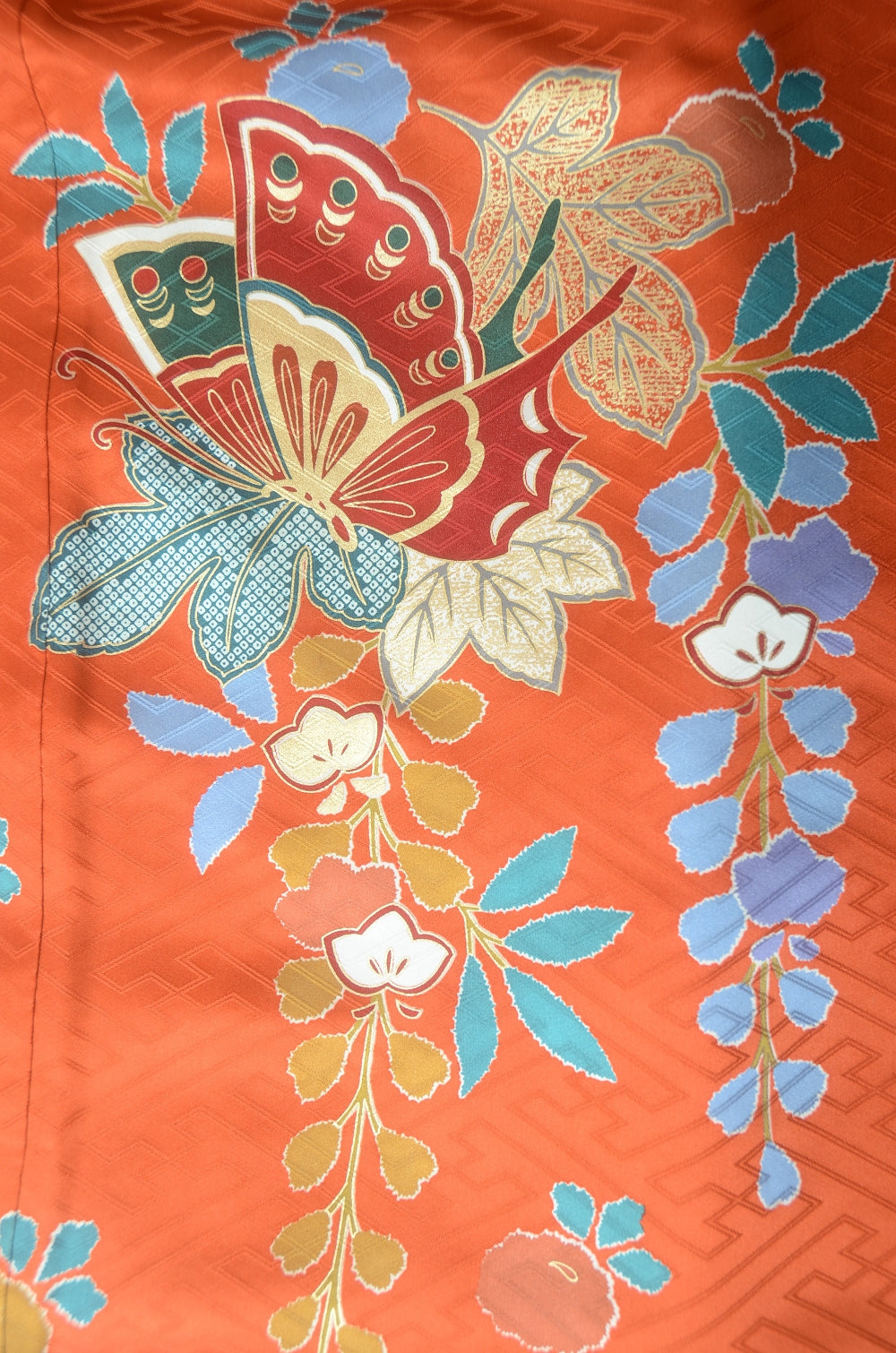 Long-sleeved kimono 6 items set / Furisode / FK#1-746