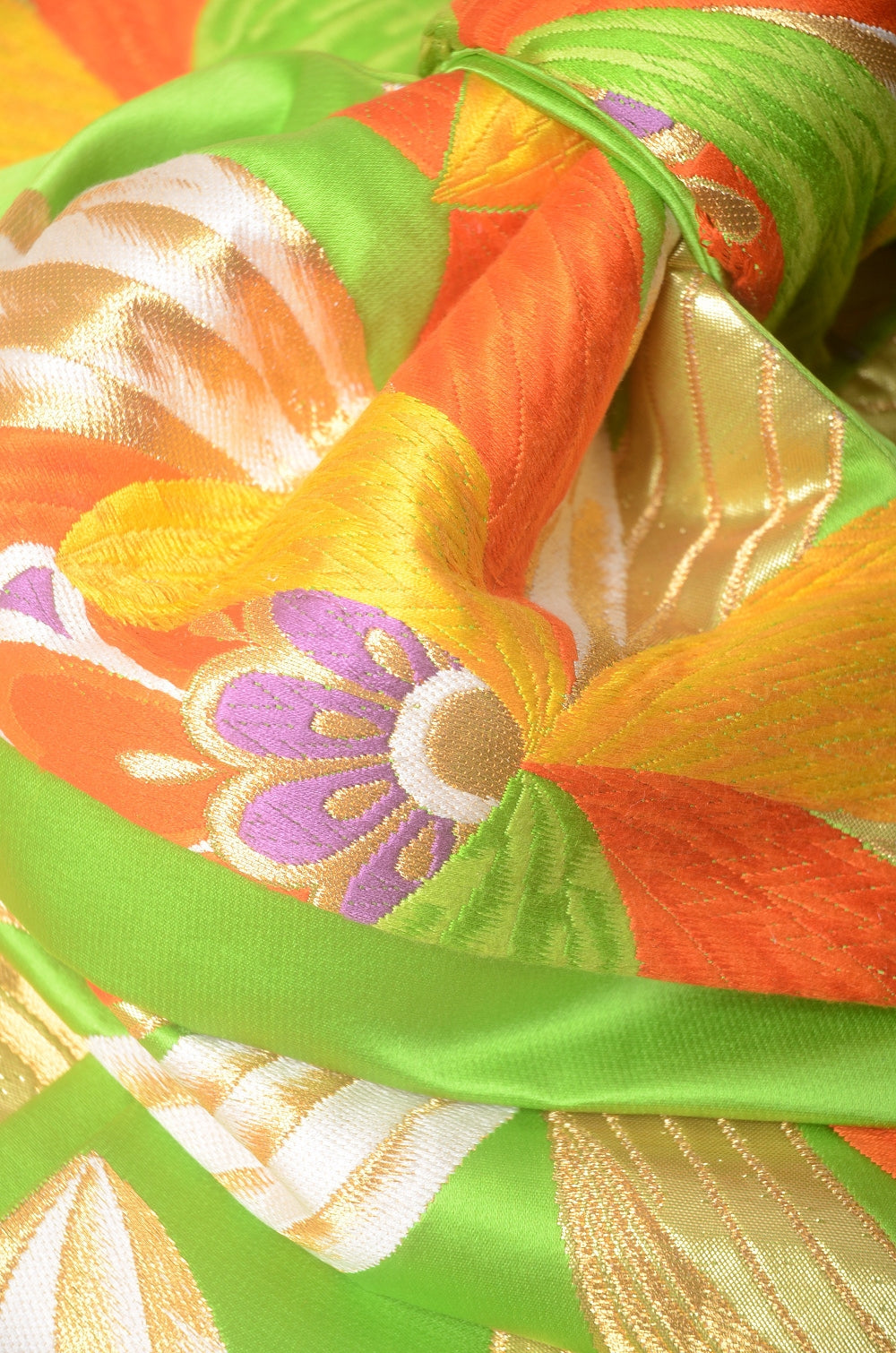 Long-sleeved kimono 6 items set / Furisode / FK#1-750