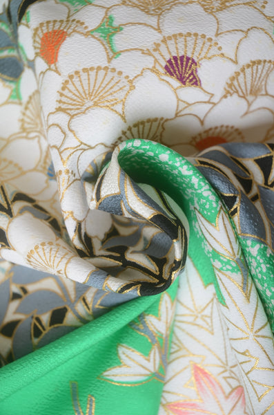 Long-sleeved kimono 6 items set / Furisode / FK#1-753
