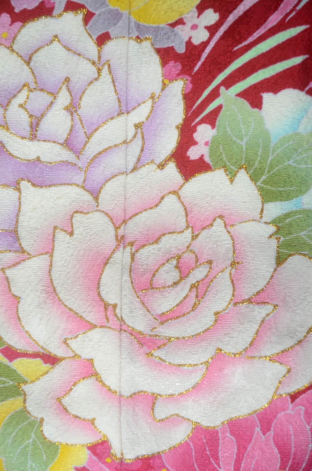 Long-sleeved kimono 6 items set / Furisode / FK#1-754