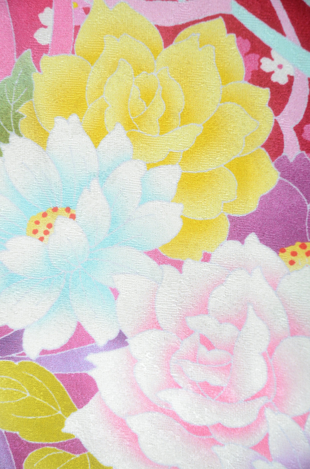 Long-sleeved kimono 6 items set / Furisode / FK#1-754