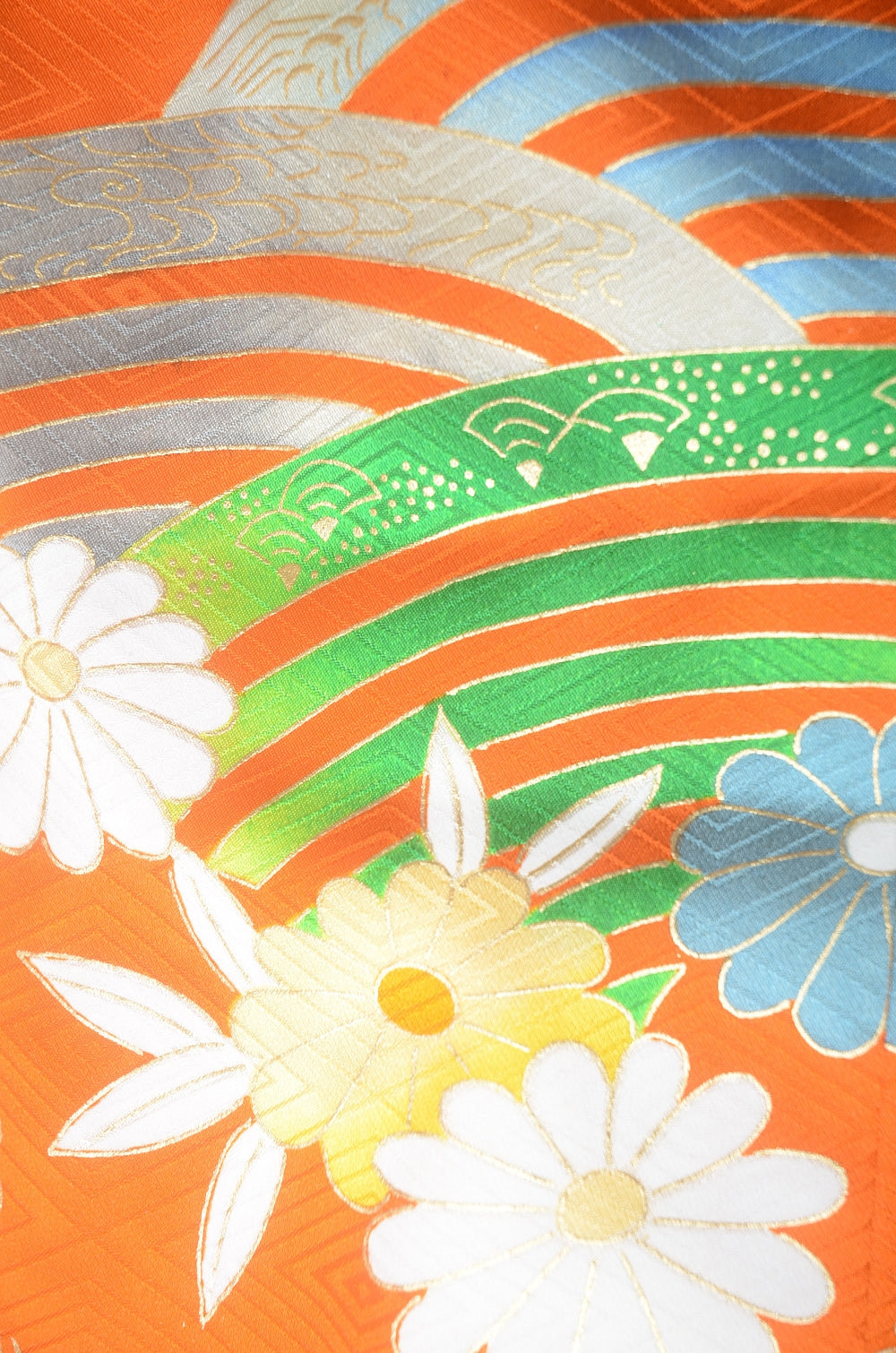 Long-sleeved kimono 6 items set / Furisode / FK#1-755