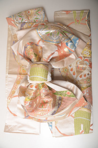 Long-sleeved kimono 6 items set / Furisode / FK#1-755