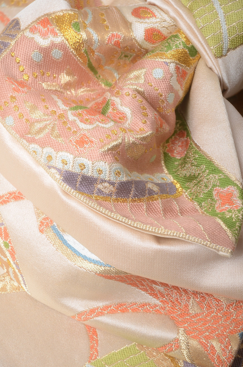Long-sleeved kimono 6 items set / Furisode / FK#1-755