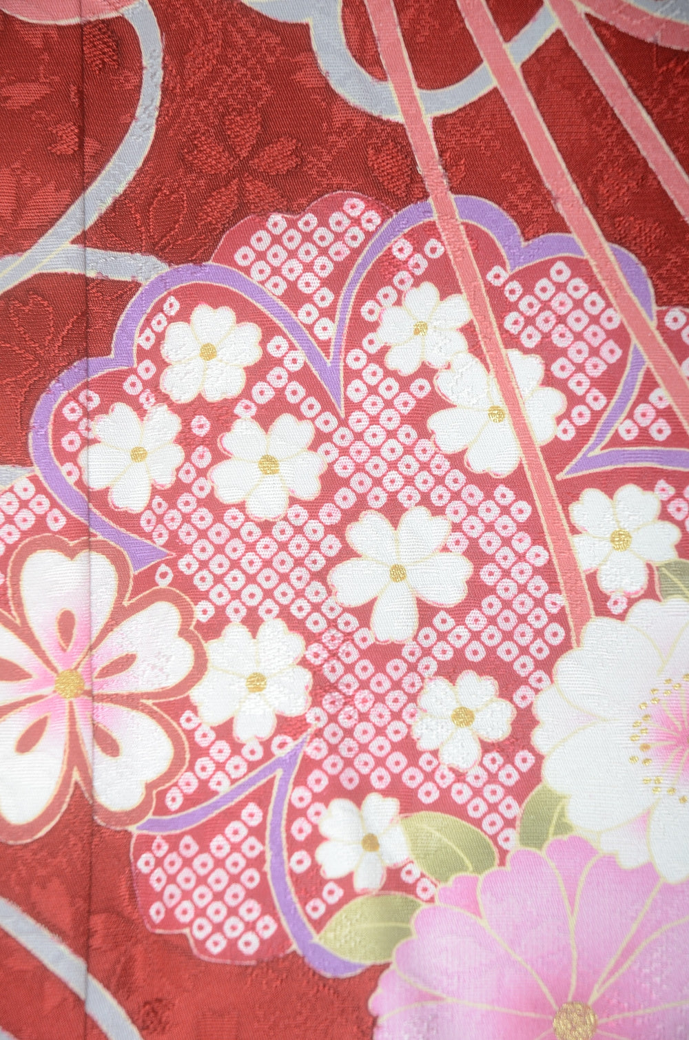Long-sleeved kimono 6 items set / Furisode / FK#1-757