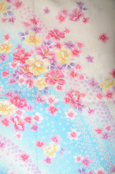 Long-sleeved kimono 6 items set / Furisode / FK#1-759