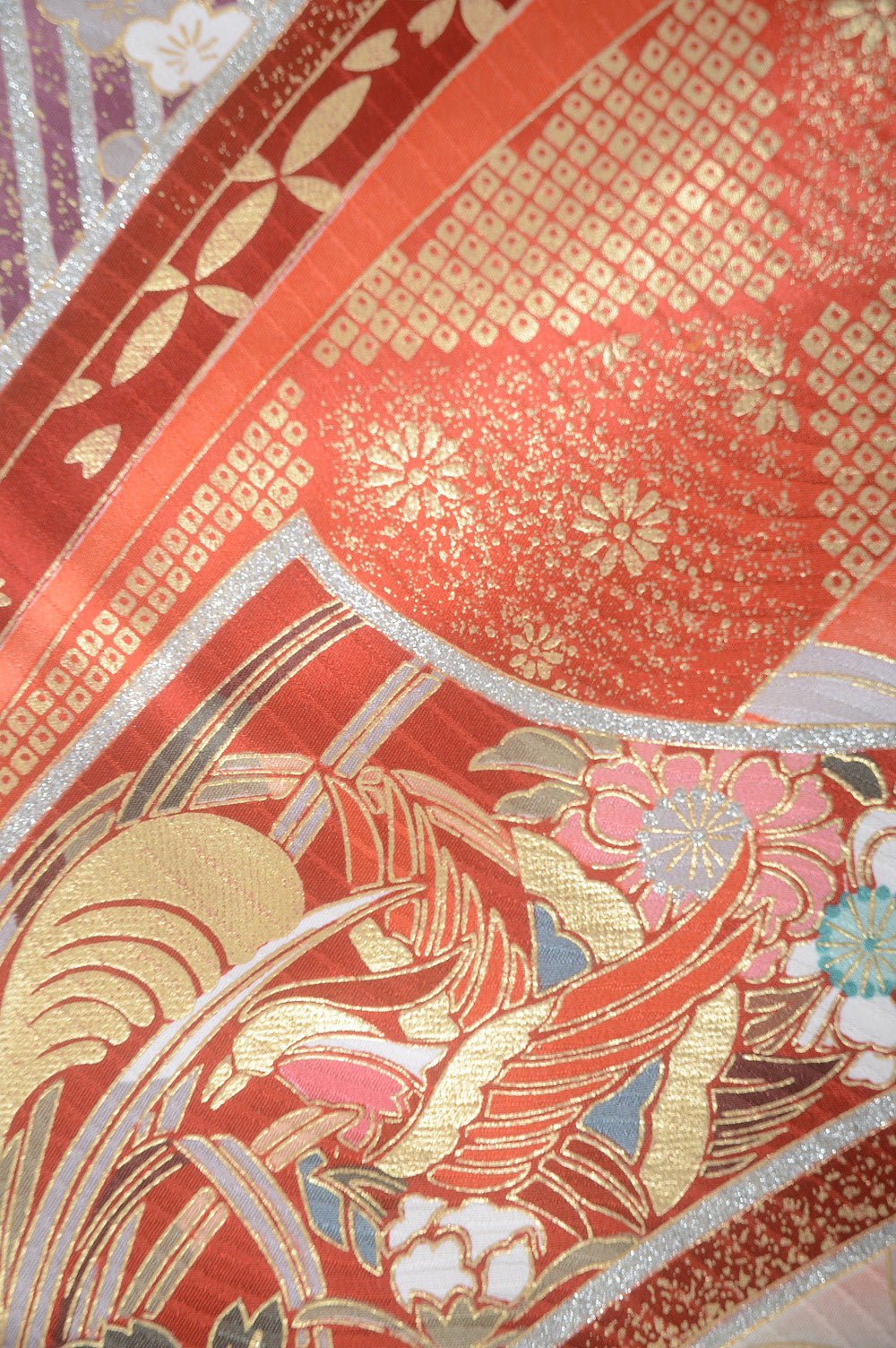 Long-sleeved kimono 6 items set / Furisode / FK#1-572
