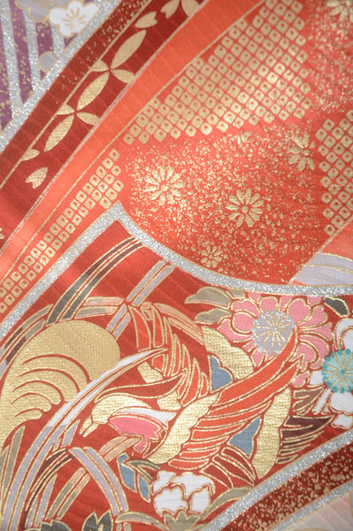Long-sleeved kimono 6 items set / Furisode / FK#1-572