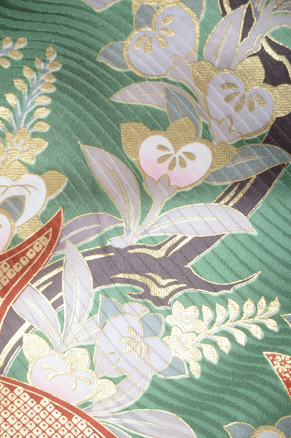 Long-sleeved kimono 6 items set / Furisode / FK#1-572