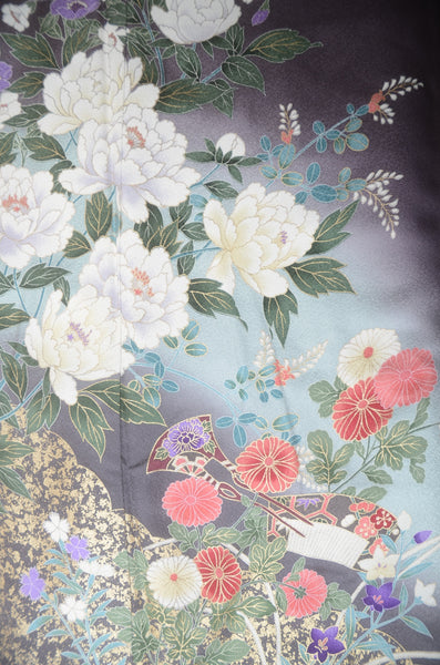 Long-sleeved kimono 6 items set / Furisode / FK#1-760