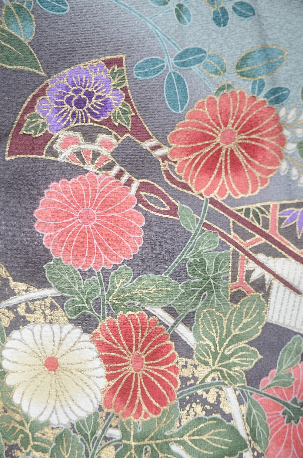 Long-sleeved kimono 6 items set / Furisode / FK#1-760