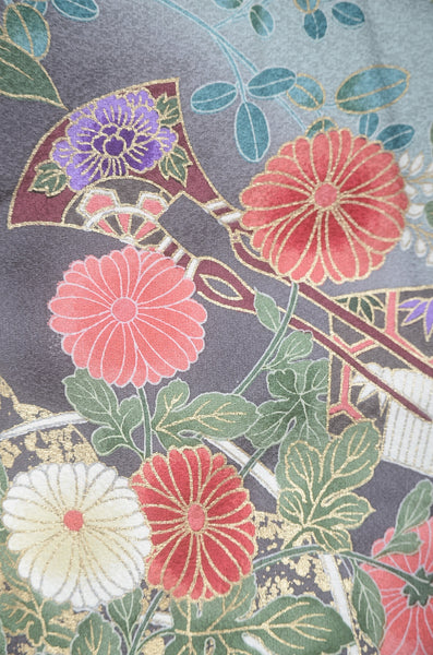 Long-sleeved kimono 6 items set / Furisode / FK#1-760