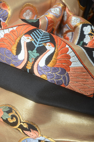 Long-sleeved kimono 6 items set / Furisode / FK#1-572