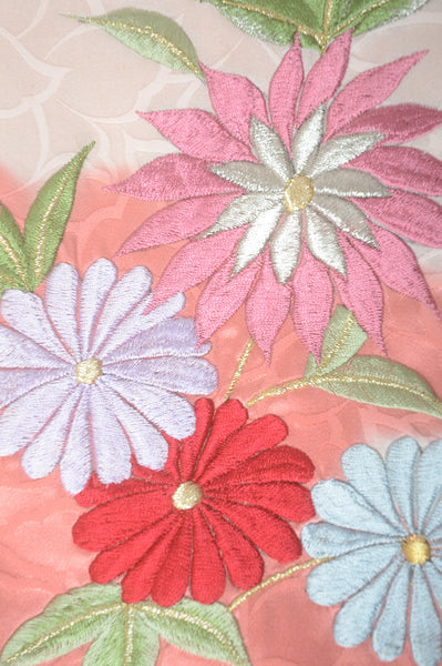 Long-sleeved kimono 6 items set / Furisode / FK#1-573