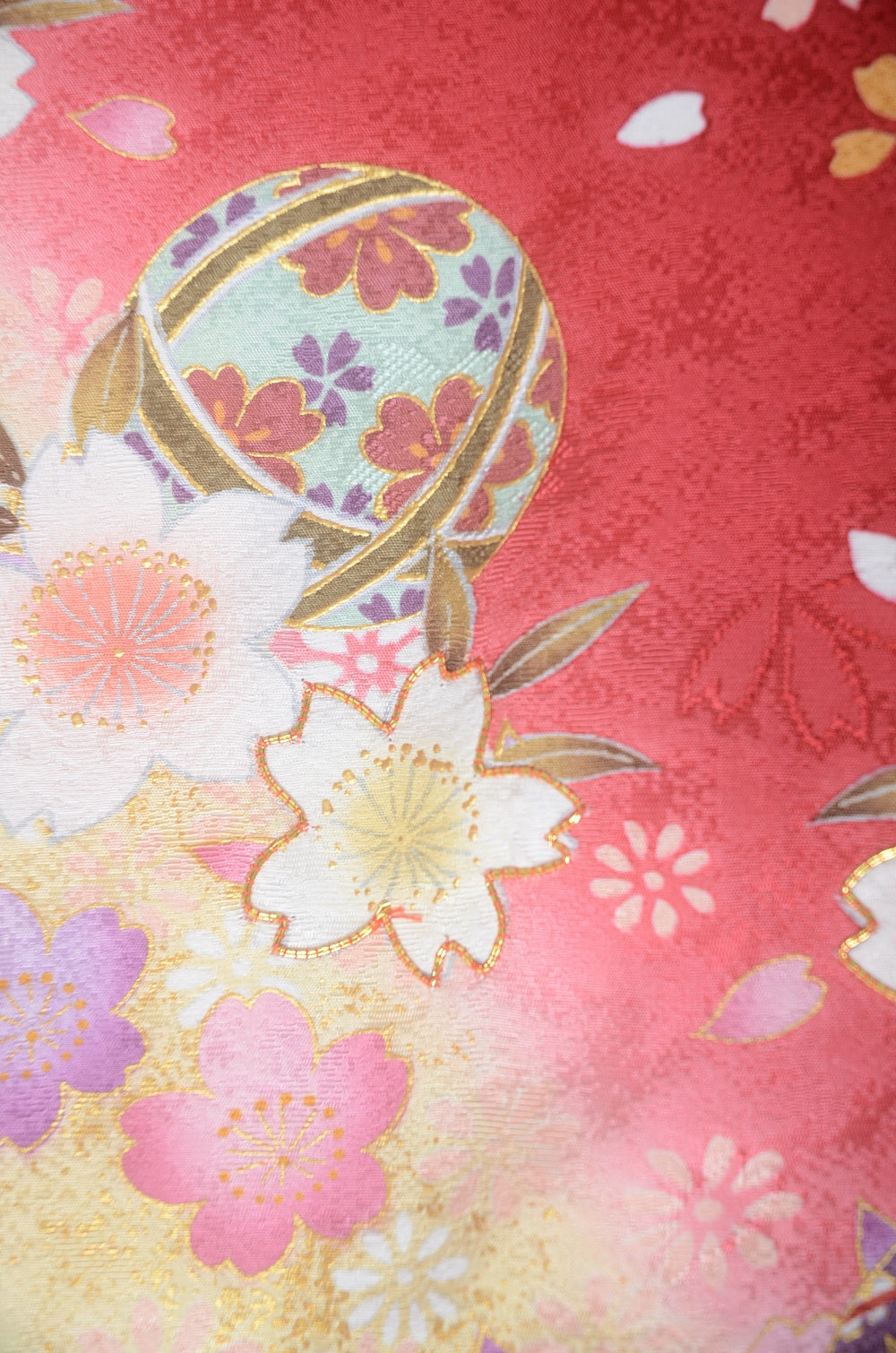 Long-sleeved kimono 6 items set / Furisode / FK#1-761
