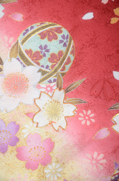 Long-sleeved kimono 6 items set / Furisode / FK#1-761