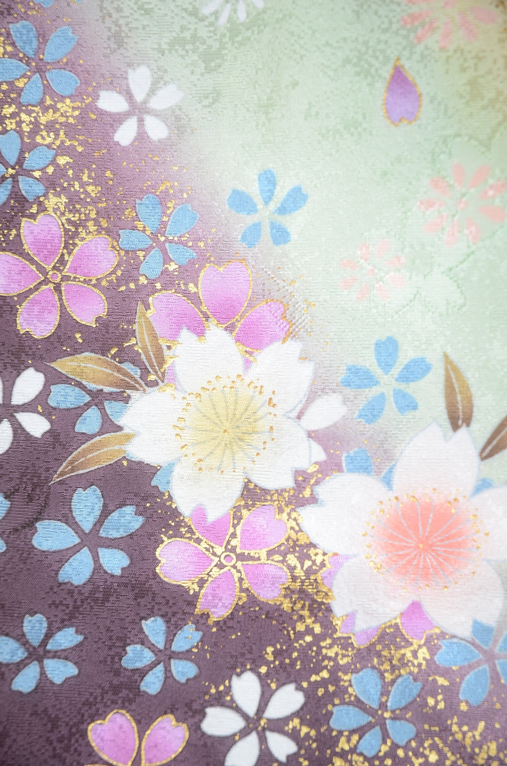 Long-sleeved kimono 6 items set / Furisode / FK#1-761