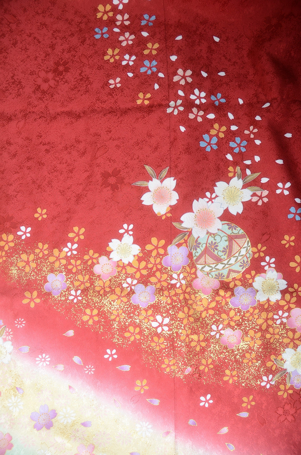 Long-sleeved kimono 6 items set / Furisode / FK#1-761